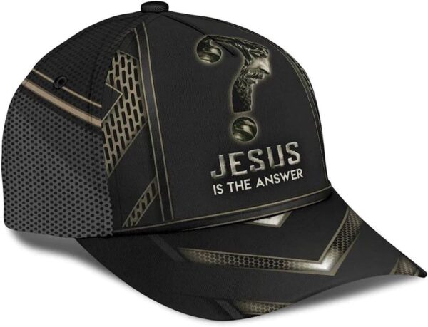 Jesus Is The Answer Baseball Cap Hat  Trucker Classic Hats Gift
