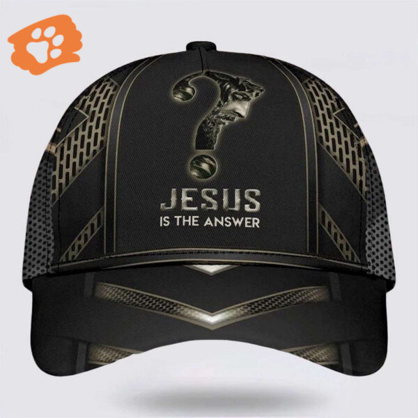 Jesus Is The Answer Baseball Cap Hat  Trucker Classic Hats Gift