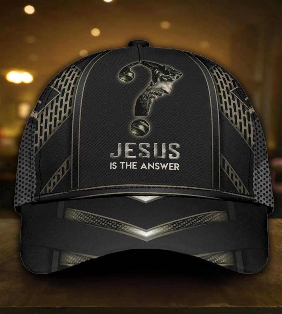 Jesus Is The Answer Classic Cap All Over Print Jesus Is The Answer Classic Cap All Over Print