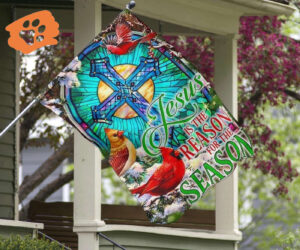Jesus Is The Reason For The Reason Flag Christian Cross Flag Easter Yard Decor