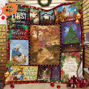 Jesus Is The Reason Quilt Blanket - Christian Gift for Believers