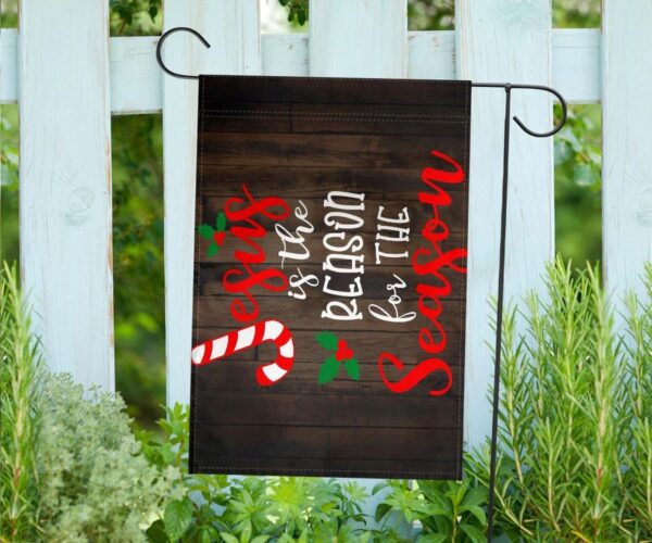 Jesus Is The Reason For The Season Flag Christmas Flag Religious Holiday Christian Gifts