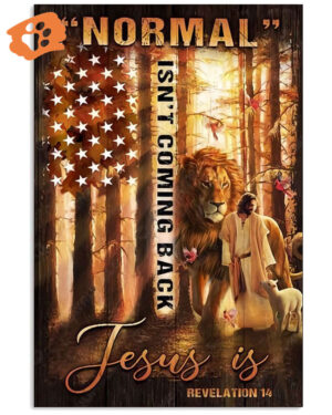 Jesus Is Vertical Poster Canvas