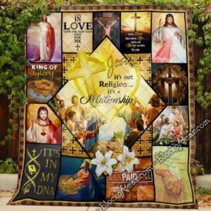 Jesus Relationship Quilt: Embrace Faith & Love in Every Stitch 1
