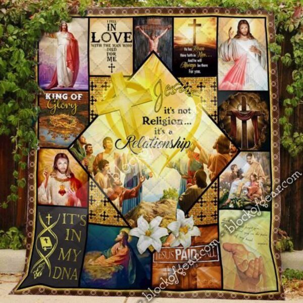 Jesus Relationship Quilt: Embrace Faith & Love in Every Stitch