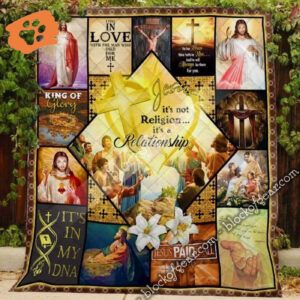 Jesus Relationship Quilt: Embrace Faith & Love in Every Stitch