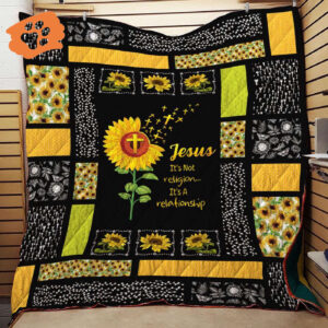 Jesus Relationship Christian Quilt Blanket - Perfect Gifts for Christians
