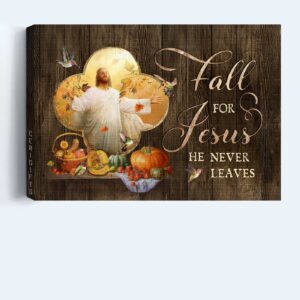 Jesus Landscape Poster: Abstract Hummingbird & Farm Vegetables - Christian Home Decor Gift 1