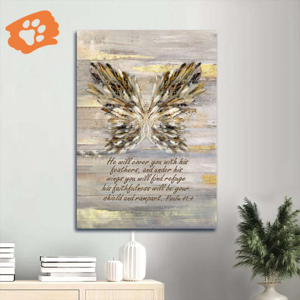Jesus Landscape Poster – Abstract Wings Bible Verse Home Decor – Inspirational Christian Gift Jesus Landscape Poster – Abstract Wings Bible Verse Home Decor – Inspirational Christian Gift