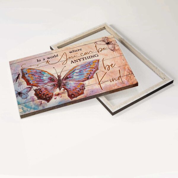 Jesus Butterfly Landscape Poster: Christian Home Decor Gift with Inspirational Quote
