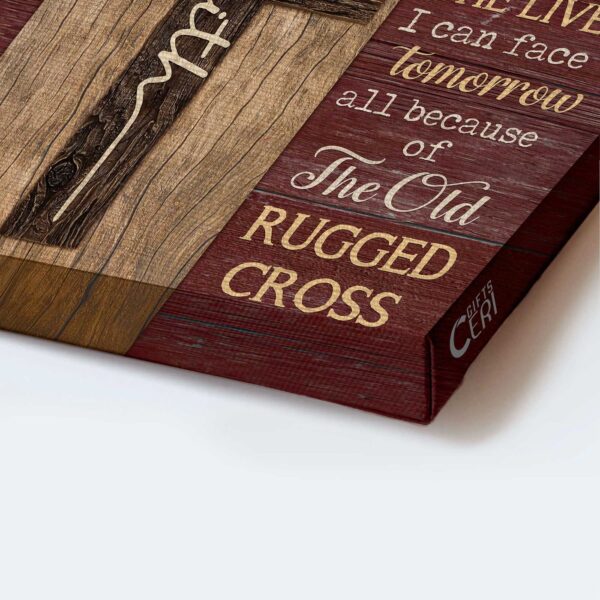 Christian Home Decor Gift: Jesus Landscape Poster – Amazing Cross & Grace