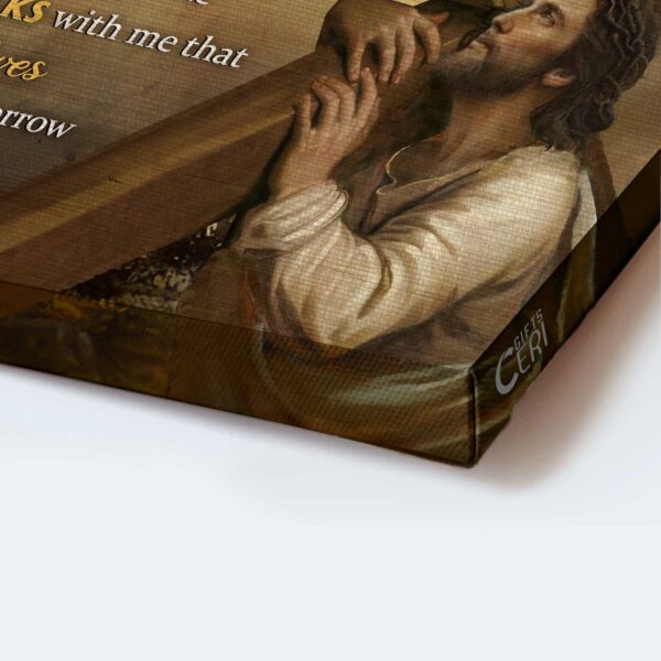 Jesus Landscape Poster Home Decor Gift – Amazing Cross Life of Jesus Painting – Perfect Christian Gift