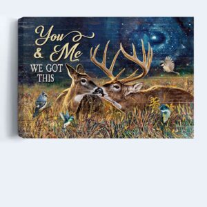 Religious Christian Home Decor: Jesus & Wildlife Landscape Poster Gift 1
