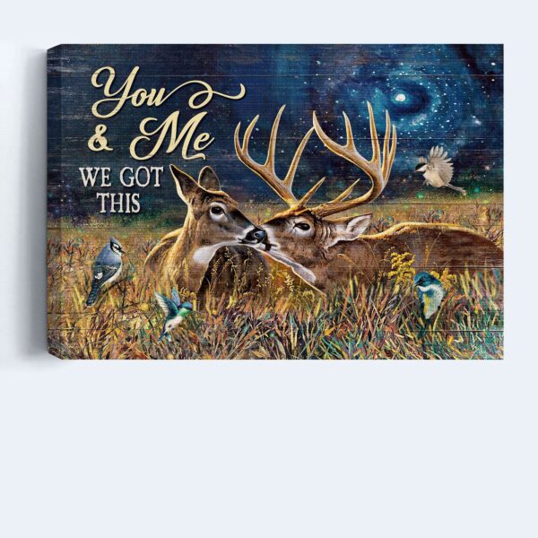 Religious Christian Home Decor: Jesus & Wildlife Landscape Poster Gift