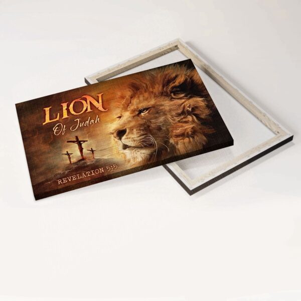 Jesus Lion of Judah Sunset Landscape Poster Home Decor Gift for Christians