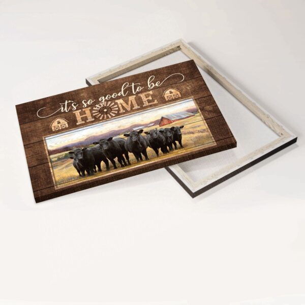 Religious Christian Landscape Poster Home Decor Gift – Tranquil Jesus & Farm Angus Aberdeen Design – Perfect for Home