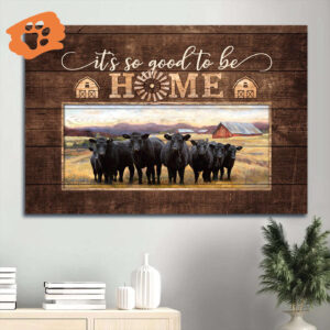 Religious Christian Landscape Poster Home Decor Gift - Tranquil Jesus & Farm Angus Aberdeen Design - Perfect for Home