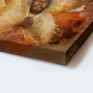 Bald Eagle & Crosses Jesus Landscape Poster: Inspirational Christian Home Decor Gift 1