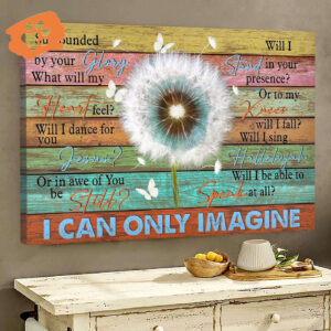 Jesus Landscape & Butterfly Poster Home Decor - Christian Gift - I Can Only Imagine
