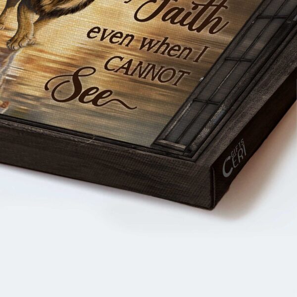 Christian Home Decor Gift: Jesus Lion Sunset Landscape Poster – Faith Inspired