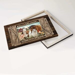 Jesus Landscape Poster: Cute Sheep Animal Painting for Christian Home Decor - Farm Memories Gift 1