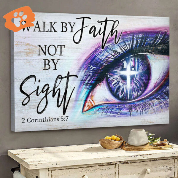 Jesus Landscape Poster Home Decor Gift – Stunning Cross  Poster Home Decor Gift Wall Art for Christian Faith
