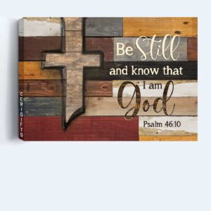 Christian Home Decor Gift: Jesus Landscape Poster with Cross and Poster Home Decor Gift Art 3