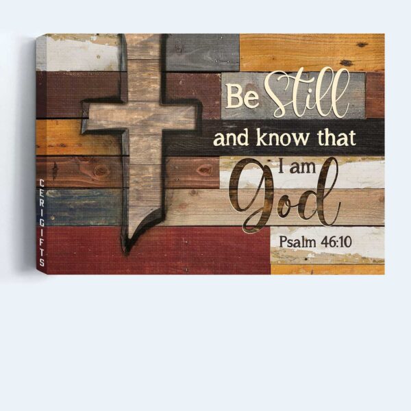 Christian Home Decor Gift: Jesus Landscape Poster with Cross and  Poster Home Decor Gift Art