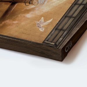 Christian Jesus Landscape Poster Home Decor Gift - Heavenly Light & Cross Poster Home Decor Gift Print 3