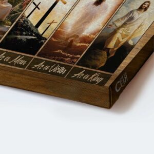 Jesus Landscape Poster Home Decor Gift - The Life of Jesus Cross Symbol Wall Art Print 1