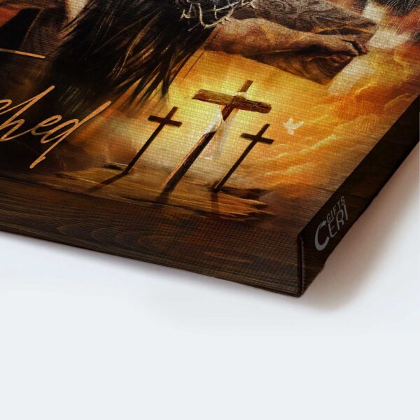 Jesus Landscape Poster – Old Rugged Crosses Christian Wall Art Gift Prints