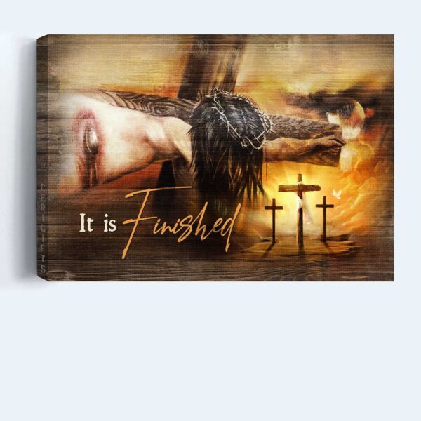 Jesus Landscape Poster – Old Rugged Crosses Christian Wall Art Gift Prints