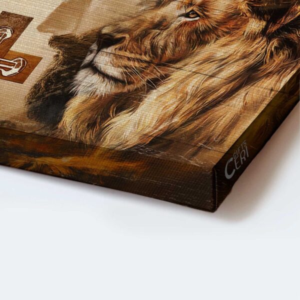 Jesus Landscape Poster: Lion of Judah  Poster Home Decor Gift for Christian Home Decor & Wall Art