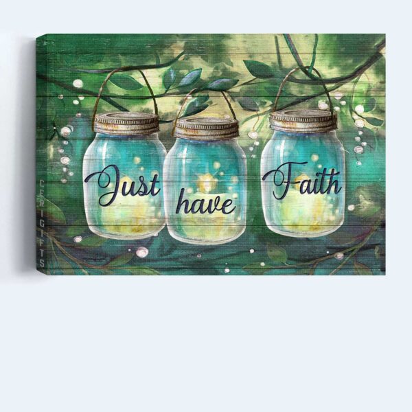Miracle Glass Jar & Magic Forest: Christian Landscape Poster Home Decor Gift
