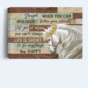 Christian Landscape Poster Home Decor Gift - Pretty Horse & Sunflower Wreath - Christian Wall Art 3