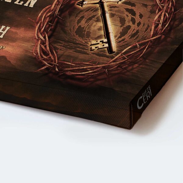 Jesus Landscape Poster: Key to Heaven Home Decor Gift for Christians – Christian Wall Art Prints