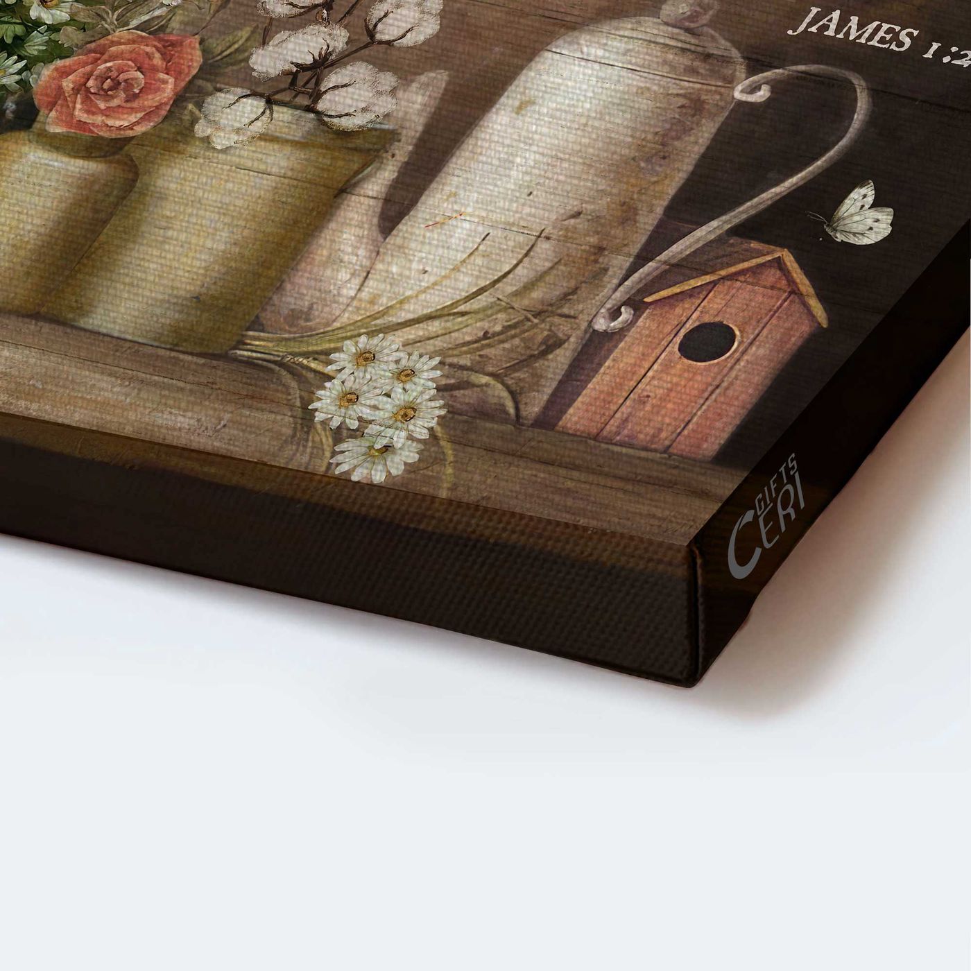 Vintage Jesus Landscape Poster with Daisy Flower and White Butterfly – Christian Home Decor Gift: Today I Choose Joy Vintage Jesus Landscape Poster with Daisy Flower and White Butterfly – Christian Home Decor Gift: Today I Choose Joy