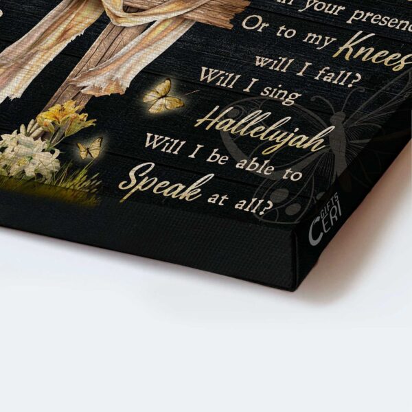 Religious Landscape Poster Set – Wooden Cross & Glowing Butterfly Decor – Gift for Christians – I Can Only Imagine
