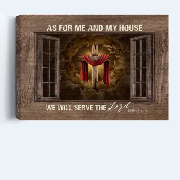 Heavenly Jesus Landscape Poster Home Decor Gift – The Amazing Cross & Heaven s Light – Perfect Christian Gift