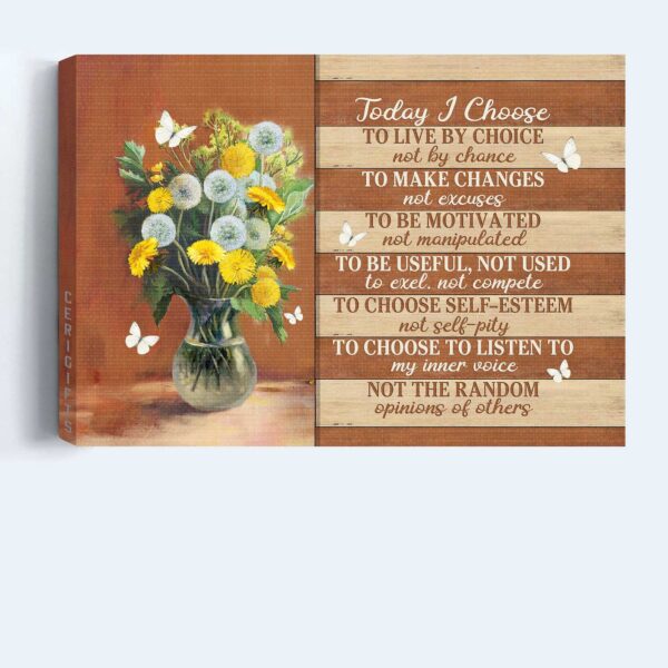 Jesus Landscape and Dandelion Drawing Poster – Christian Home Decor Gift