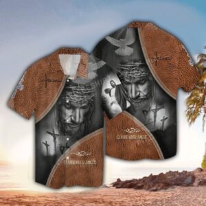 Stylish Jesus Leather Hawaiian Shirt - Premium Quality Men s Fashion