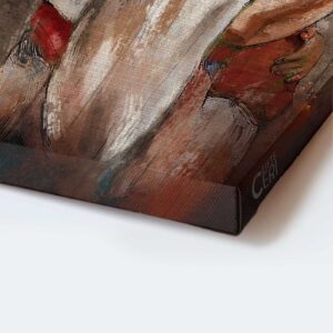 Jesus Lion Faith God Dove Portrait Poster - Heaven Painting for Christian Home Decor Gift 1