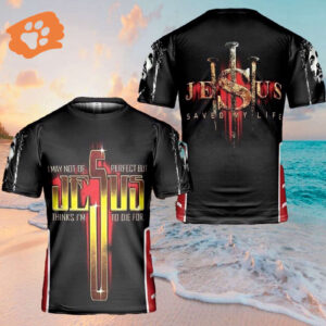 Jesus Lion All Over Print 3D T-Shirt for Men and Women - Christian Faith Shirt