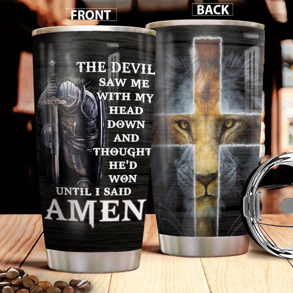 Jesus Lion Stainless Steel Tumbler – Jesus Lover Men Women Jesus Lion Stainless Steel Tumbler – Jesus Lover Men Women