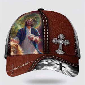 Jesus Lion With Lamb Cross Baseball Cap Hat Trucker Classic Hats Gift 1