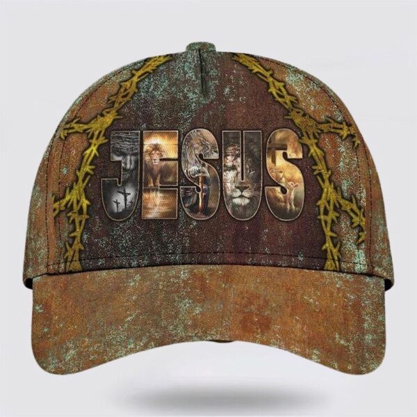 Jesus Lion With Lamb Warrior Baseball Cap Hat  Trucker Classic Hats Gift