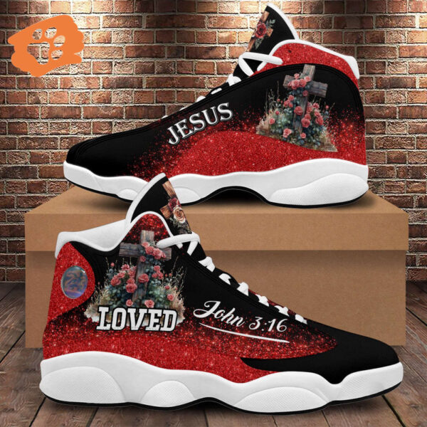 Jesus Love John 316 Basketball Shoes, Christian Cross Bible Verses Running Sneaker Shoes, Mothers Day Gift
