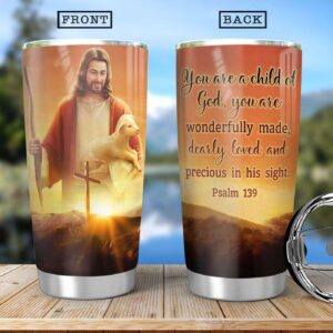 Jesus Love Stainless Steel Tumbler - Jesus Lover Men Women