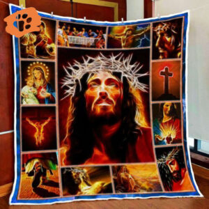 Jesus Magic Blessing Quilt Blanket