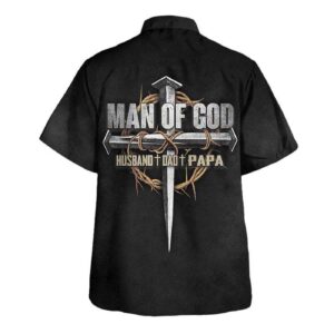 Jesus Man Of God Father s Day Hawaiian Shirt - Gift for Christian Men 1